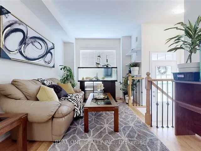 Bright 3 Bedroom 4 Washroom Townhome Near Highway 7 and 407