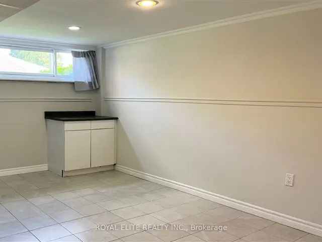 Basement Apartment Rental Two Bedrooms Separate Entrance