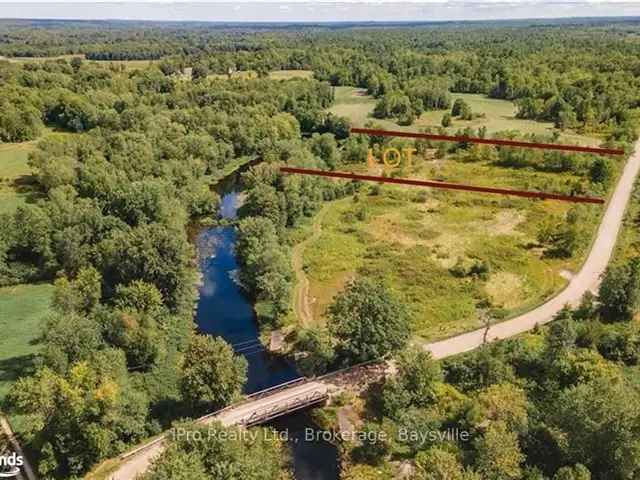 1.8 Ac Waterfront Lot on Clare River Deep Waters