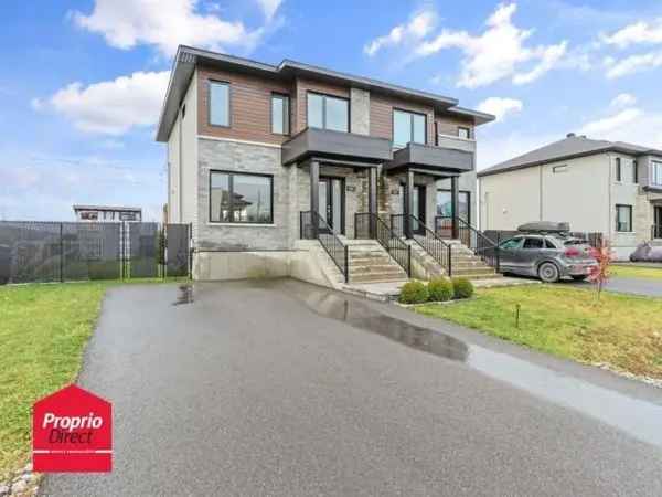 Two-storey, semi-detached for sale (Montérégie) #QZ484