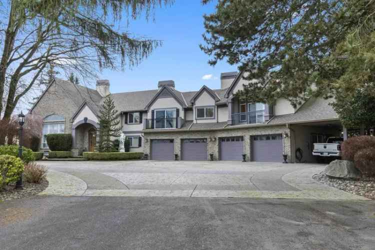 Luxury Estate Purchase with Acreage in Poplar Abbotsford with Views