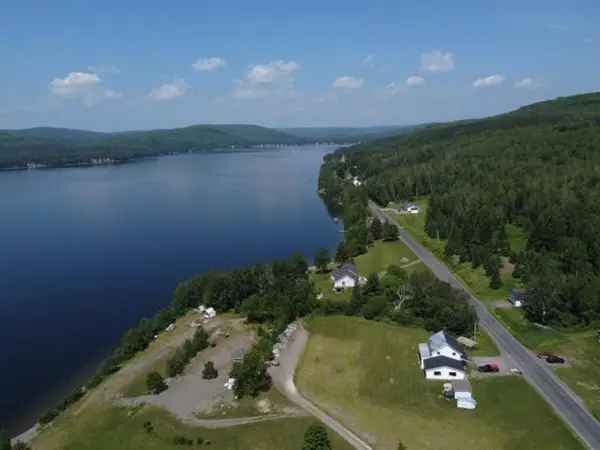 One and a Half Storey House for Sale Waterfront Lac Jerry