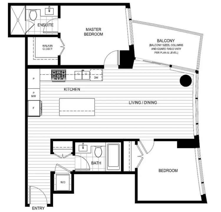 2 Bed 874 Sq Ft Condo in Burnaby's Southgate City Near Edmonds Skytrain