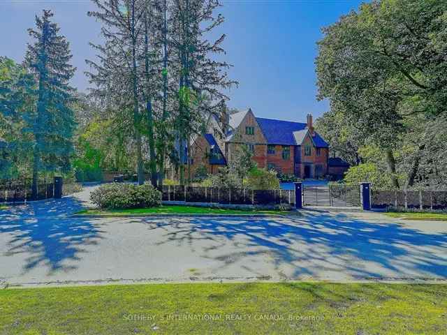 Toronto Estate: 10000 sq ft English Manor - 8 Beds, 8 Baths