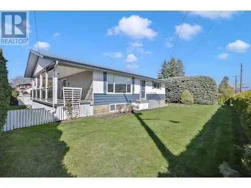 House For Sale in Rutland Kelowna British Columbia