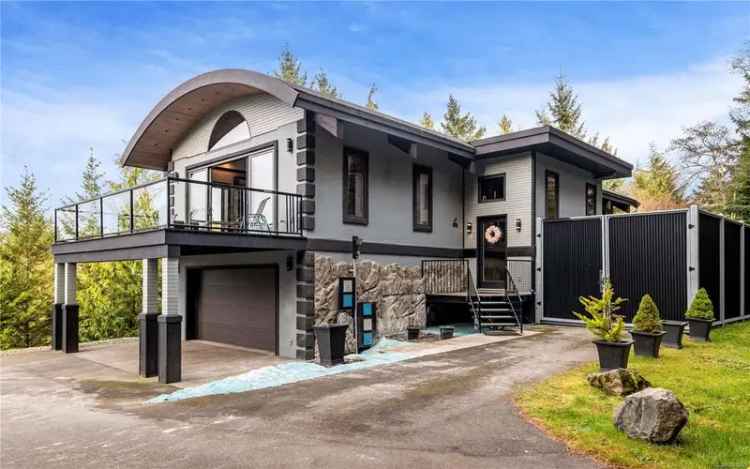 Luxury Concrete Home in East Sooke with Ocean Views