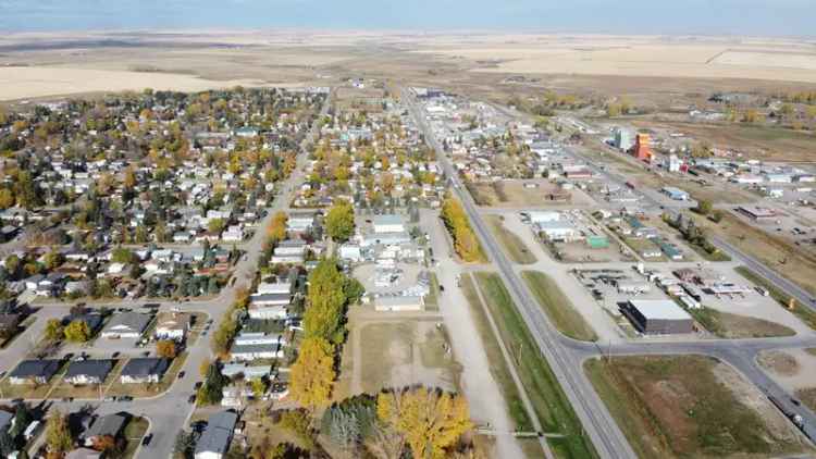 Nanton Commercial Investment Lot - Two Titles, C-HWY Zoning