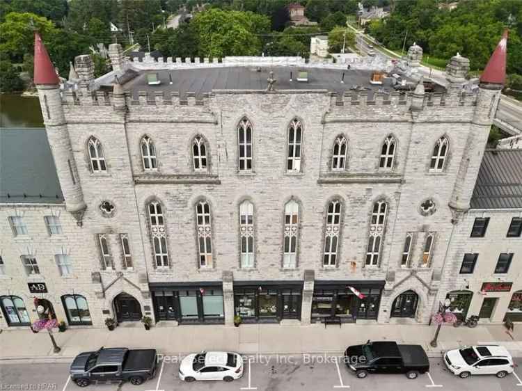 Rent two-bedroom apartment in downtown St. Marys with river view