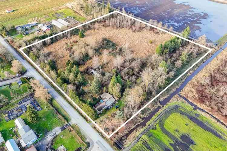 9 Acre Estate Lot Cloverdale - Build Your Dream Home or Business