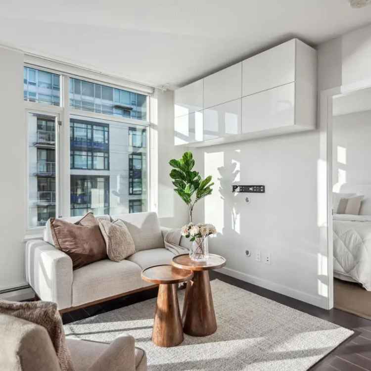 Stylish 1 Bed + Den in Olympic Village - Steps to Amenities