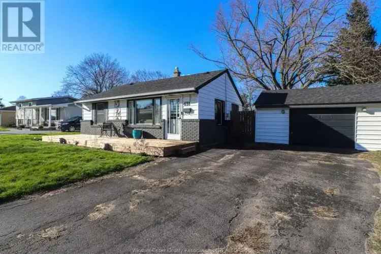431 Maple Ave LaSalle House Main Floor Living 2 Bedroom Detached Garage