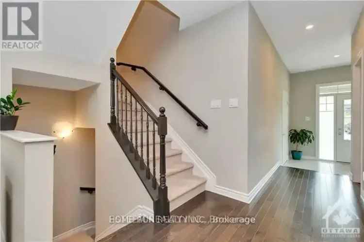 3 Bed 3 Bath Townhome in Barrhaven's Quinn's Pointe
