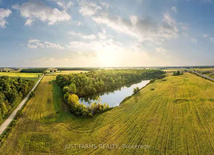 Purchase Country Farm Land in Dutton Features Pond and Workable Acres