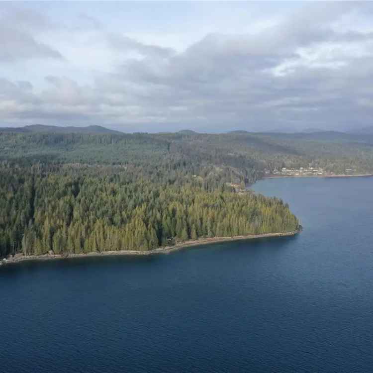 11 Acres Waterfront Property Cortes Island Private Beach Desolation Sound Views