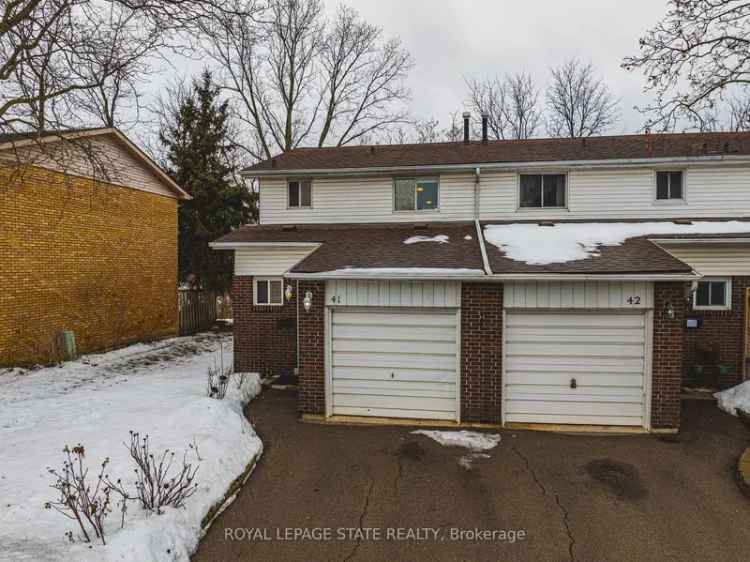 Buy Townhouse in Hamilton with Scenic Ravine Views