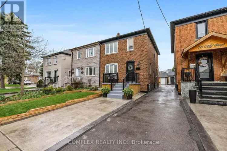 3-Bedroom Semi-Detached Home with In-Law Suite in Toronto