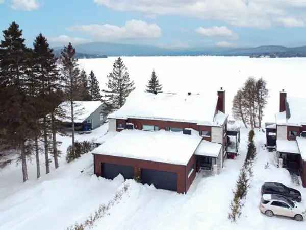 Two Storey Semi Detached House For Sale Lac Archambault St Donat