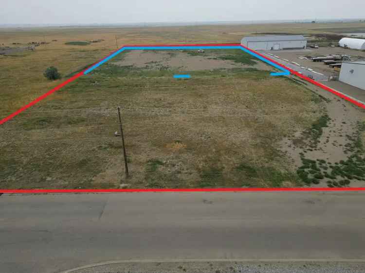 5 Acres Industrial Land in Redcliff for Storage or Sales