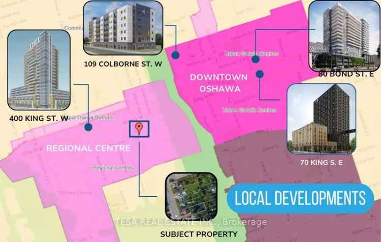 5 Residential Lots on Arterial Road Abutting Commercial Plaza