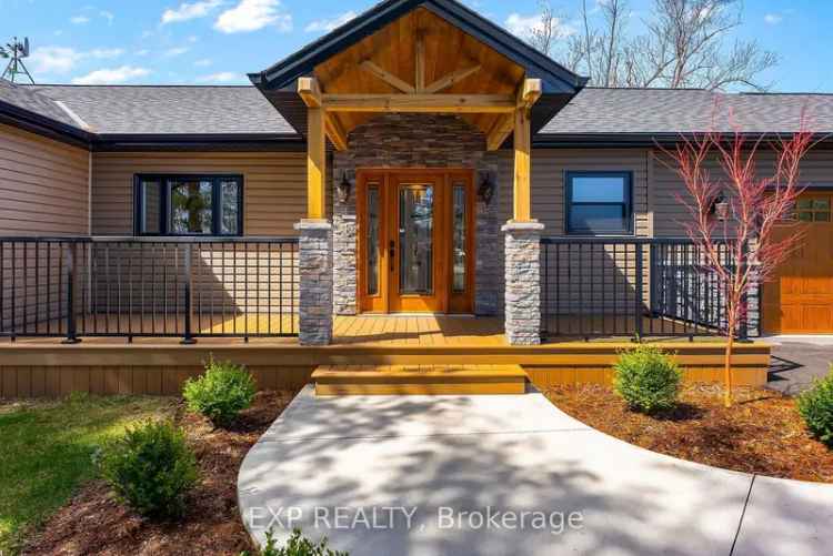 Rustic Charm Meets Modern Convenience: 2-Bed Bungalow on 1.25 Acres