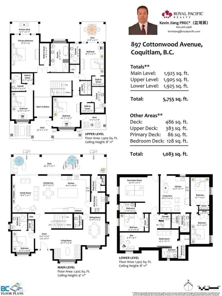 Luxury 8 Bed 9 Bath Home Coquitlam 5755 sq ft