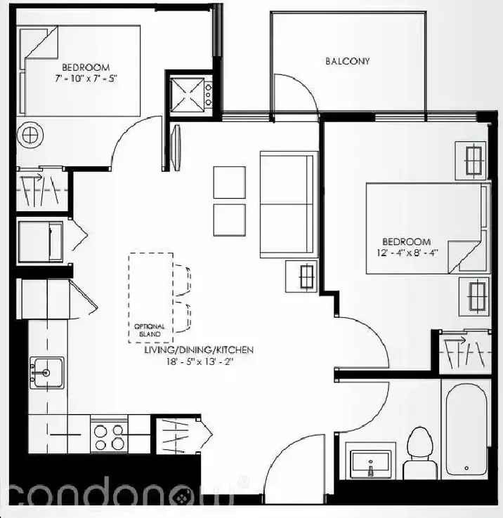 Lowest price 2 Bedroom condo at 38 Monte Kwinter Crt