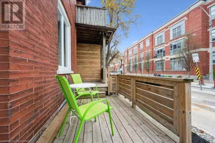 Kitchener Market District 3-Bed Freehold Townhome