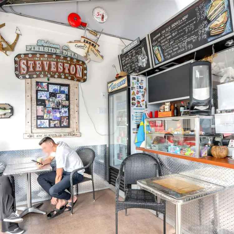 For Sale Turnkey Café Deli in Waterfront Steveston with Prime Location