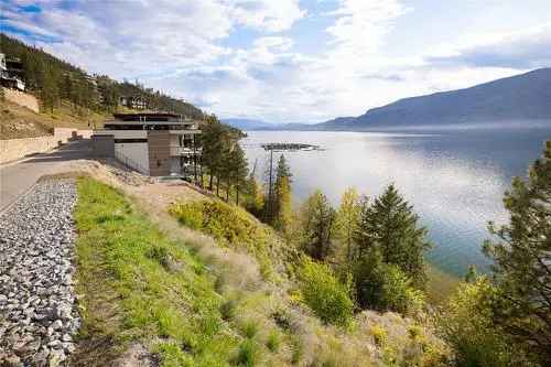 Private Waterfront Lot McKinley Beach Kelowna Custom Home