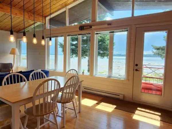 Waterfront Bungalow for Sale Charlevoix Direct Water Access