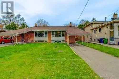 4 Bedroom Semi-Detached House For Sale in Toronto
