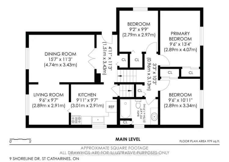 4-Level Backsplit Home Near Lake and Highway Access