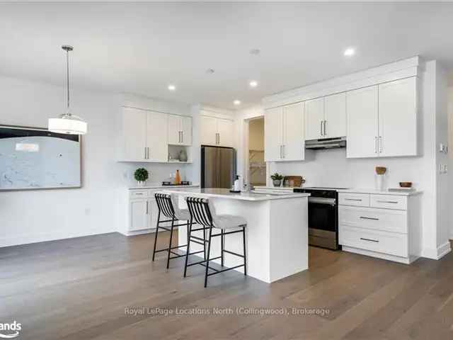 Completed End Unit Townhouse in Collingwood with $100,000 Upgrades