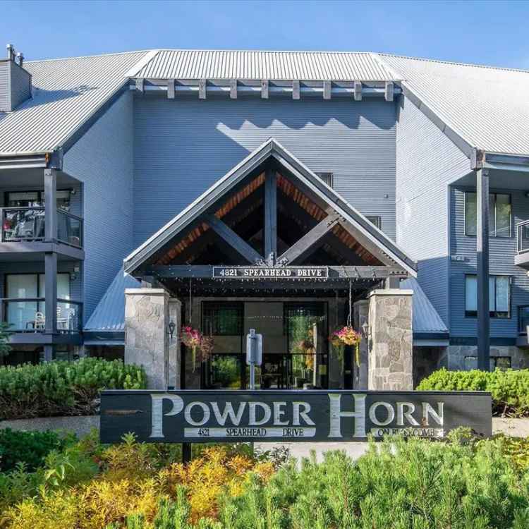 Ski-in Ski-out Whistler Condo - Luxurious Mountain Living