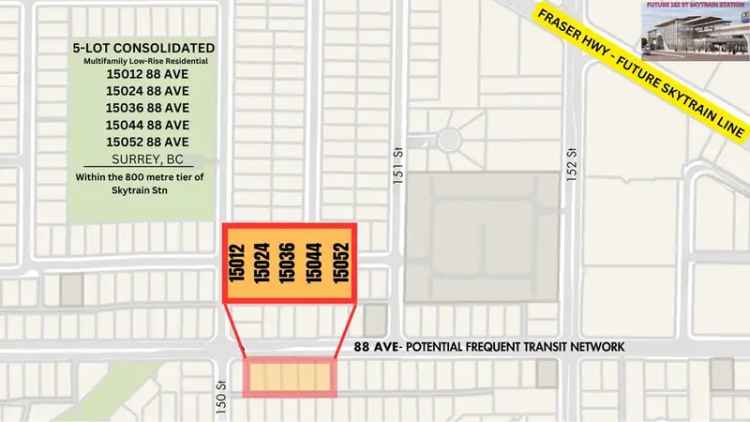 Fleetwood TOD Land Assembly Development Opportunity Near 152 St Station