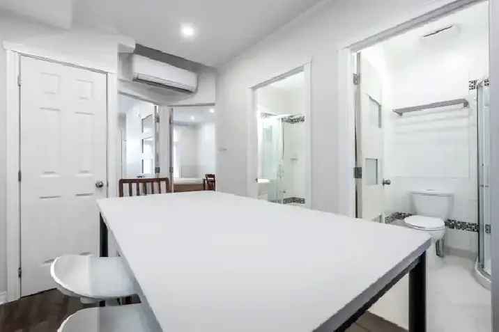 Fully Furnished 2-Bedroom Apartment for Rent near Downtown Montreal