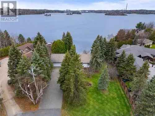 House for Sale Waterfront Bungalow in Sudbury with Stunning Shoreline