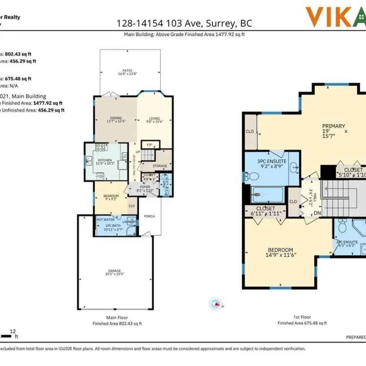 Townhouse for Sale near SkyTrain Gated Complex