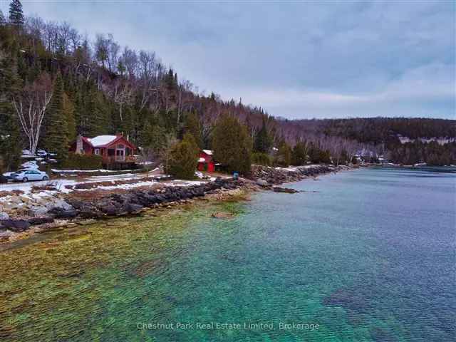 Georgian Bay Waterfront Log Cottage - Incredible Views