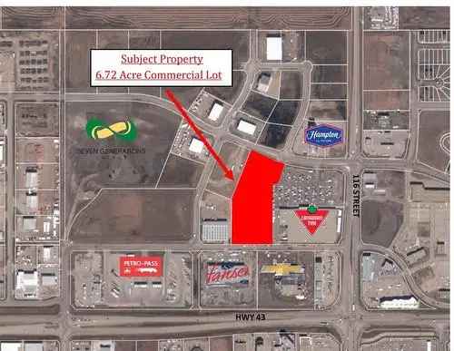 Vacant Land For Sale in Westgate Business Park Grande Prairie