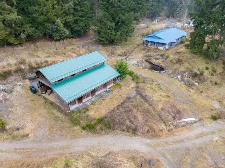 Salt Spring Island Hobby Farm 10.04 Acres 4 Beds 3 Baths