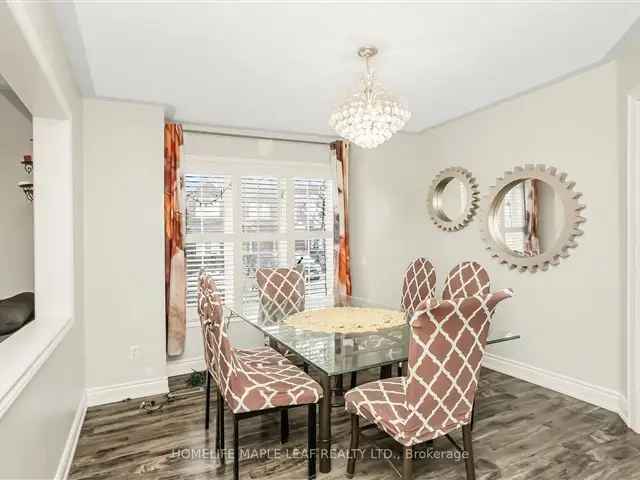 4-Bedroom 4-Bathroom Freehold Townhouse in Brampton