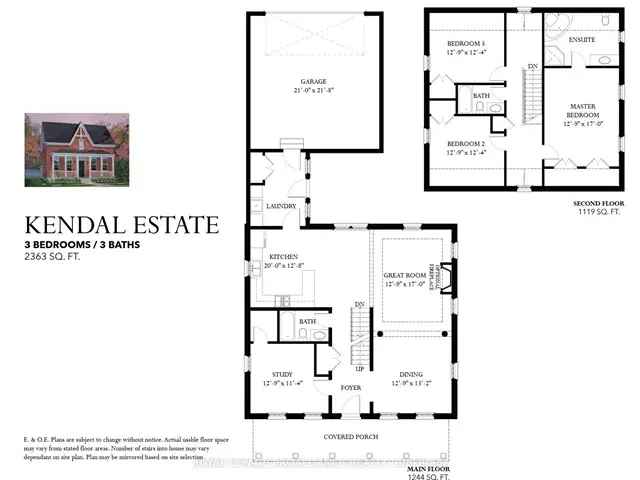 All Brick Kendal Estate 3 Bed 3 Bath New Home