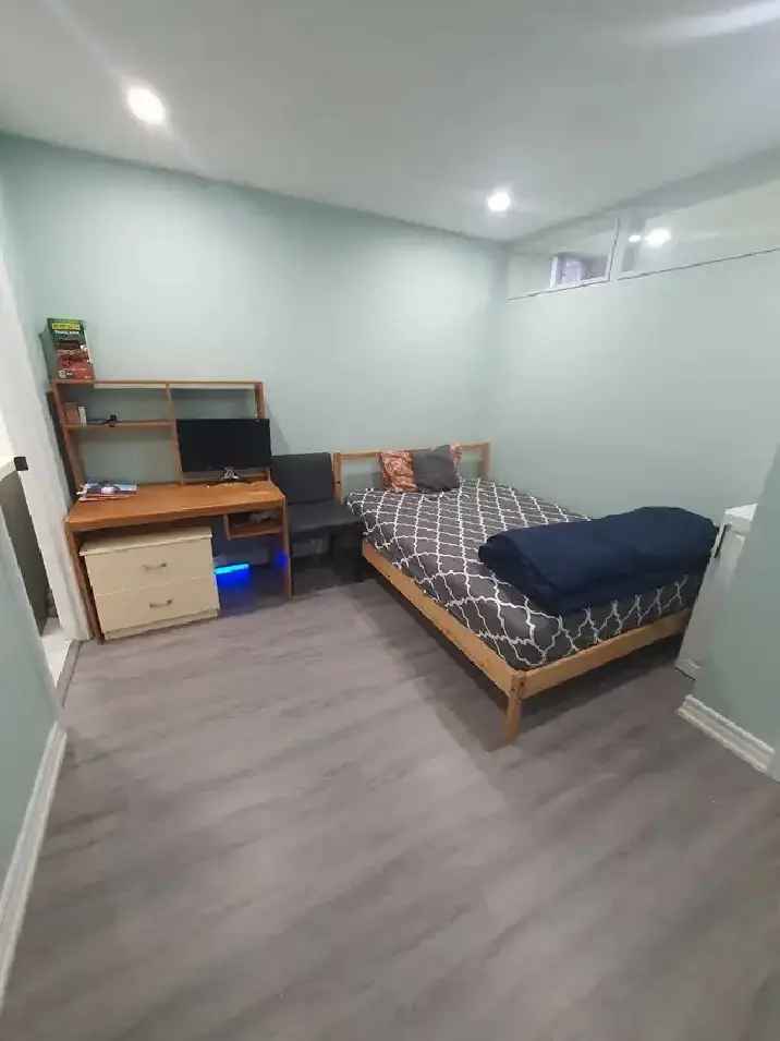 Basement Room for Rent in Private Home with Laundry Near Amenities