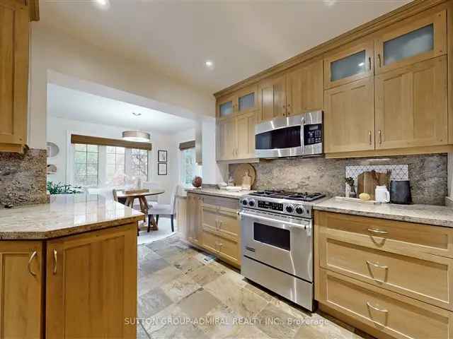 Stunning Nature Escape Family Home with Chef's Kitchen and Walkout Basement