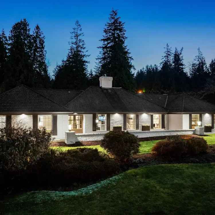 South Surrey Estate: 4 Beds, 4 Baths, Indoor Pool & Spa