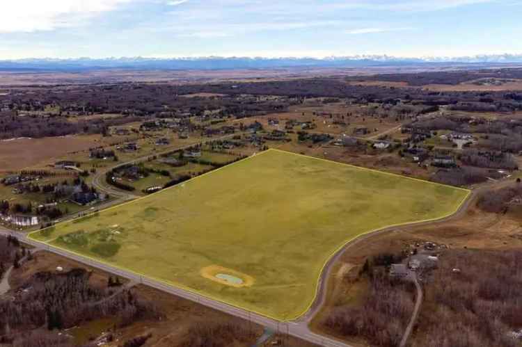 Buy Land in Bearspaw Calgary 30 Acres Ideal for Development