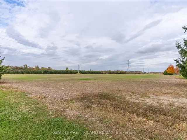 15 Acres Vacant Land in London ON Near 402 and 401