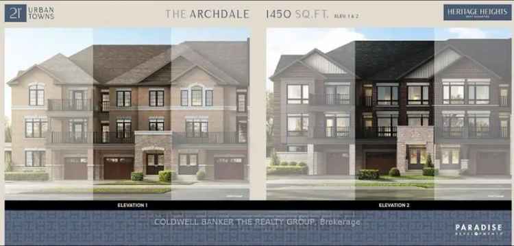 New 3-Story Freehold Townhouse in Brampton