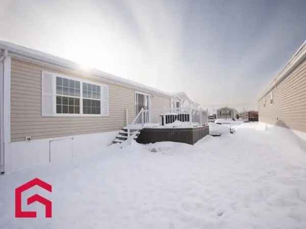 2-Bedroom Mobile Home for Sale Abitibi Temiscamingue